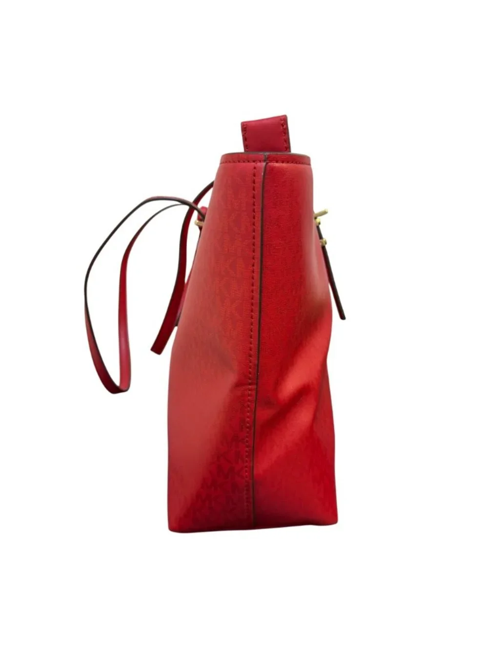 Michael Kors Large Tote Bag Red With Gold Hardware